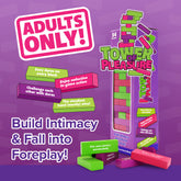Tower of Pleasure - Couples Tumbling Tower Game Adult Jenga